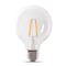Feit Electric Feit G25 E26 (Medium) Filament LED Bulb Soft White 100 Watt Equivalence 3 pk G25100927CAFIL3 - alternate 2
